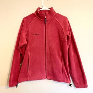 Columbia Fleece Zip Up Jacket Medium